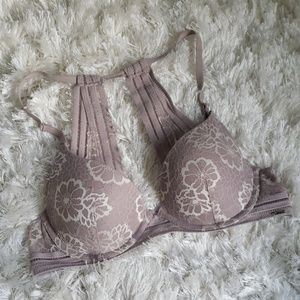 PINK Victoria's Secret Lace Racerback Bra